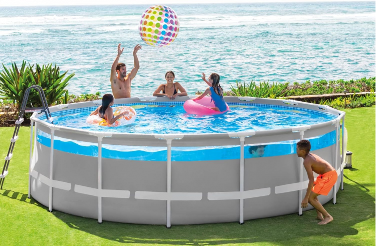 26730 INTEX 16ft x 4ft Prism Frame Clearview Premium Pool Set (4.88m x 1.22m)