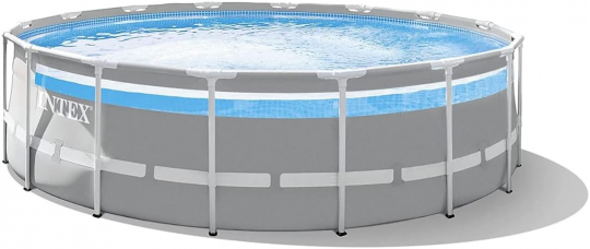 26730 INTEX 16ft x 4ft Prism Frame Clearview Premium Pool Set (4.88m x 1.22m)