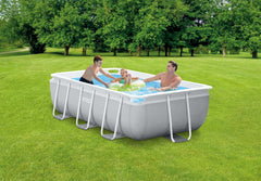 Intex Prism Frame Rectangular Swimming Pool( 9'9" x 5'9" x 31.5" ) With Filter Pump