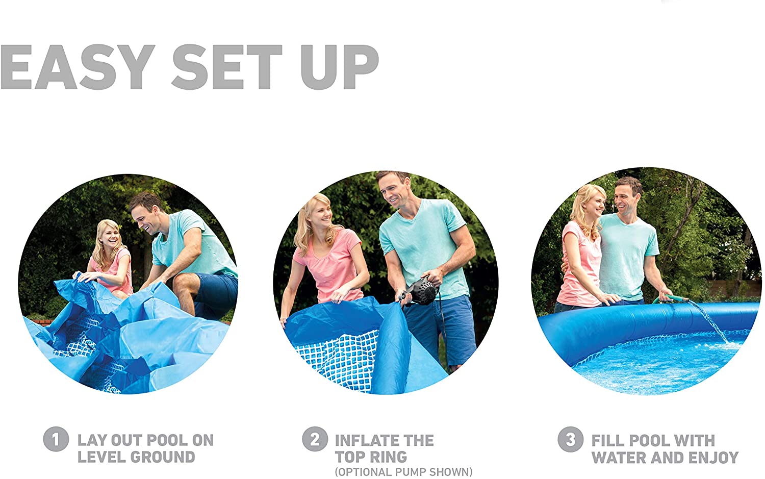 INTEX Easy Set Pool With Filter Pump (10ft x 24" )