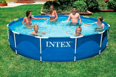 NTEX 12ft X 30 in Round Metal Frame Pool ( 366 cm X I76 cm )