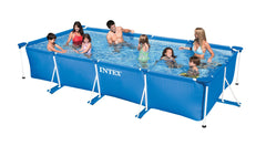 INTEX 14'7" X 7'2" X 33" Metal Frame Rectangular Pool