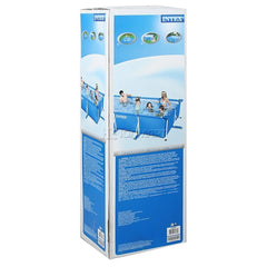 INTEX 14'7" X 7'2" X 33" Metal Frame Rectangular Pool