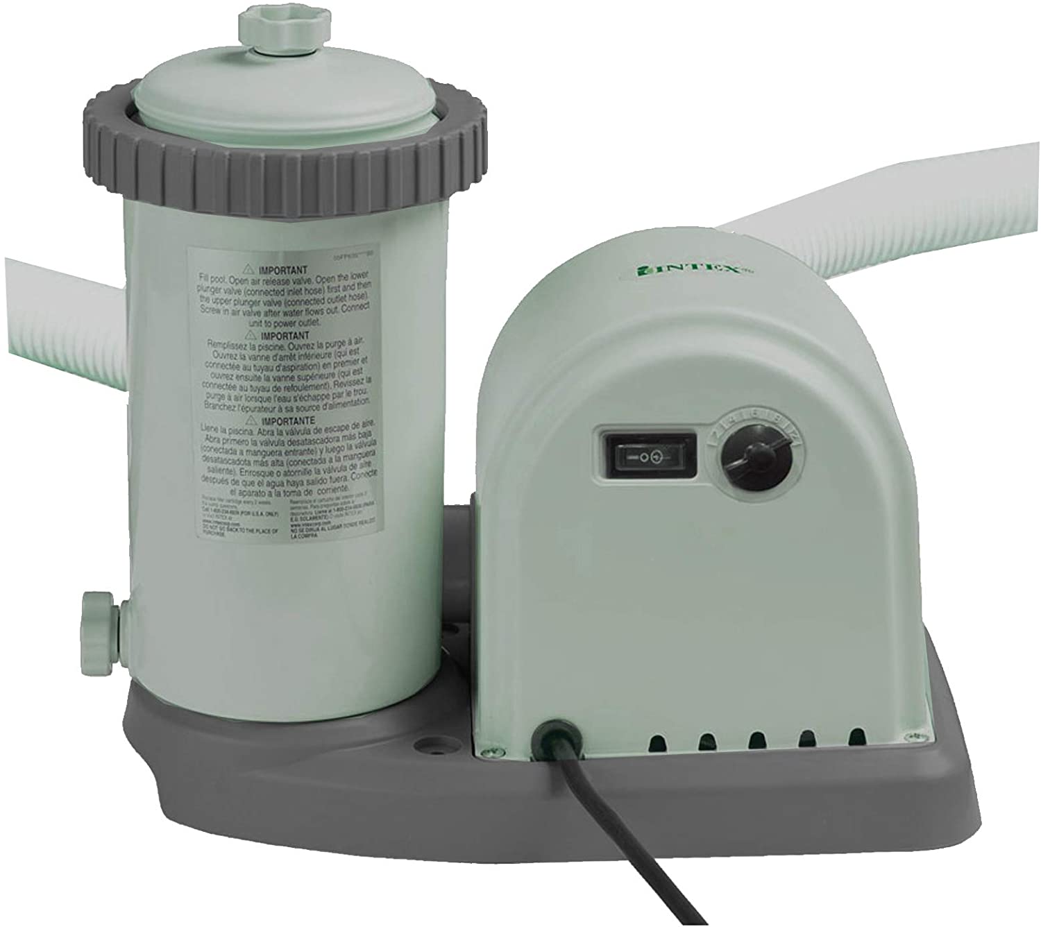 INTEX Krystal Clear Cartridge Filter Pump 1500 GPH 220 - 240 V