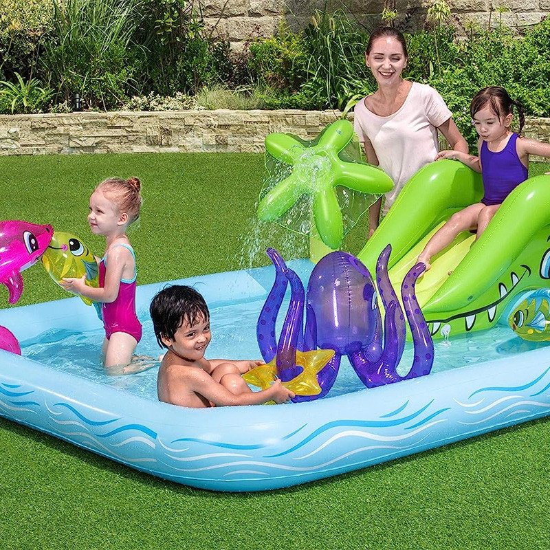 Bestway Fantastic Aquarium Play Center Pool 7'10"X6'9"X34"