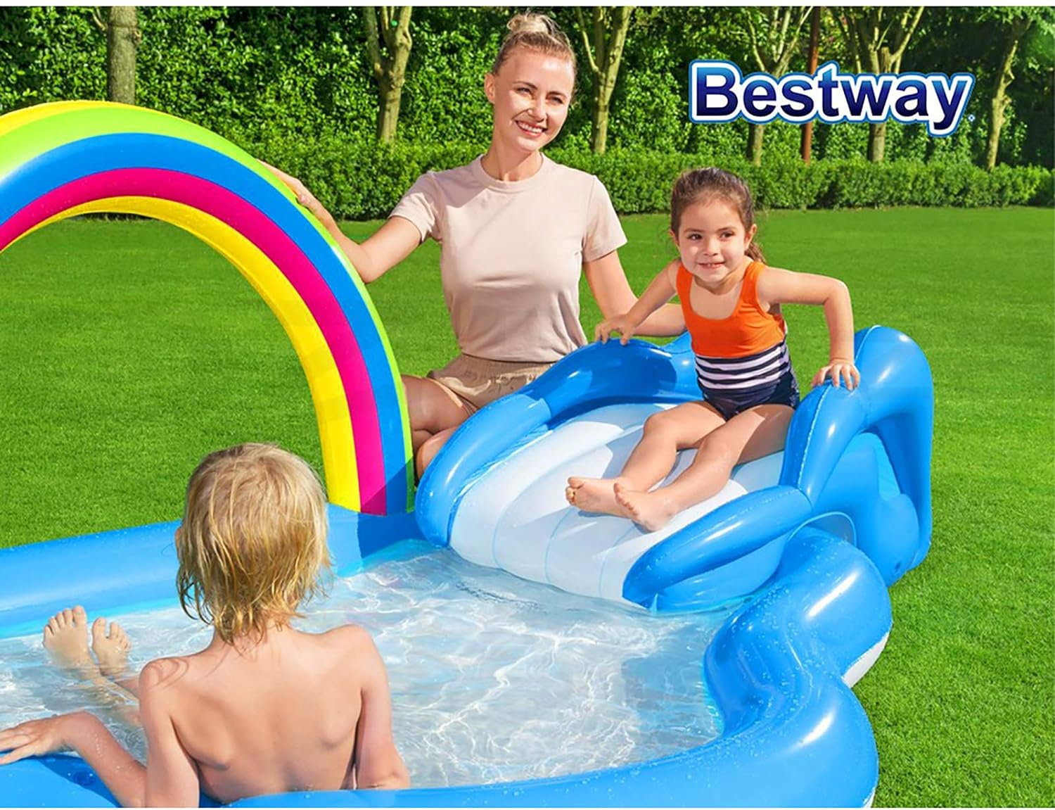 Bestway Play Center Rainbow Pool 8'5"X57"X36"