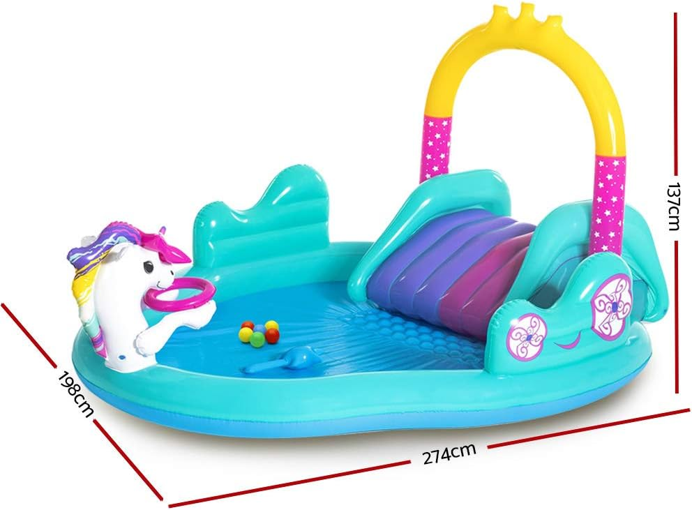 Bestway Magical Unicorn Play Center Pool 9'X6'6"X54"