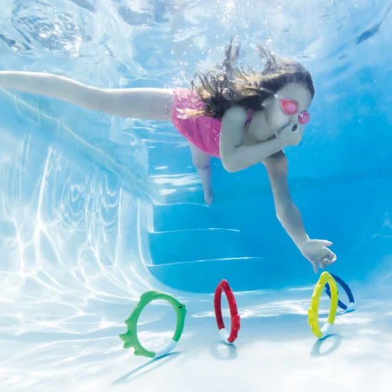 Intex Underwater Swimming Diving Pool Toy Sinking Fun Fish Rings