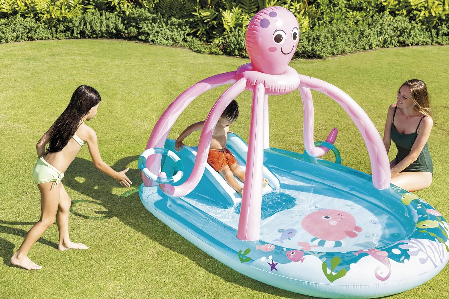 Intex Friendly Octopus Fancy Play Center Pool 92"L x 72"W x 59"H