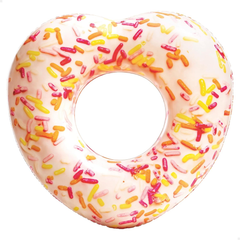 Intex Sprinkle Donut Heart Tube 41"X39"