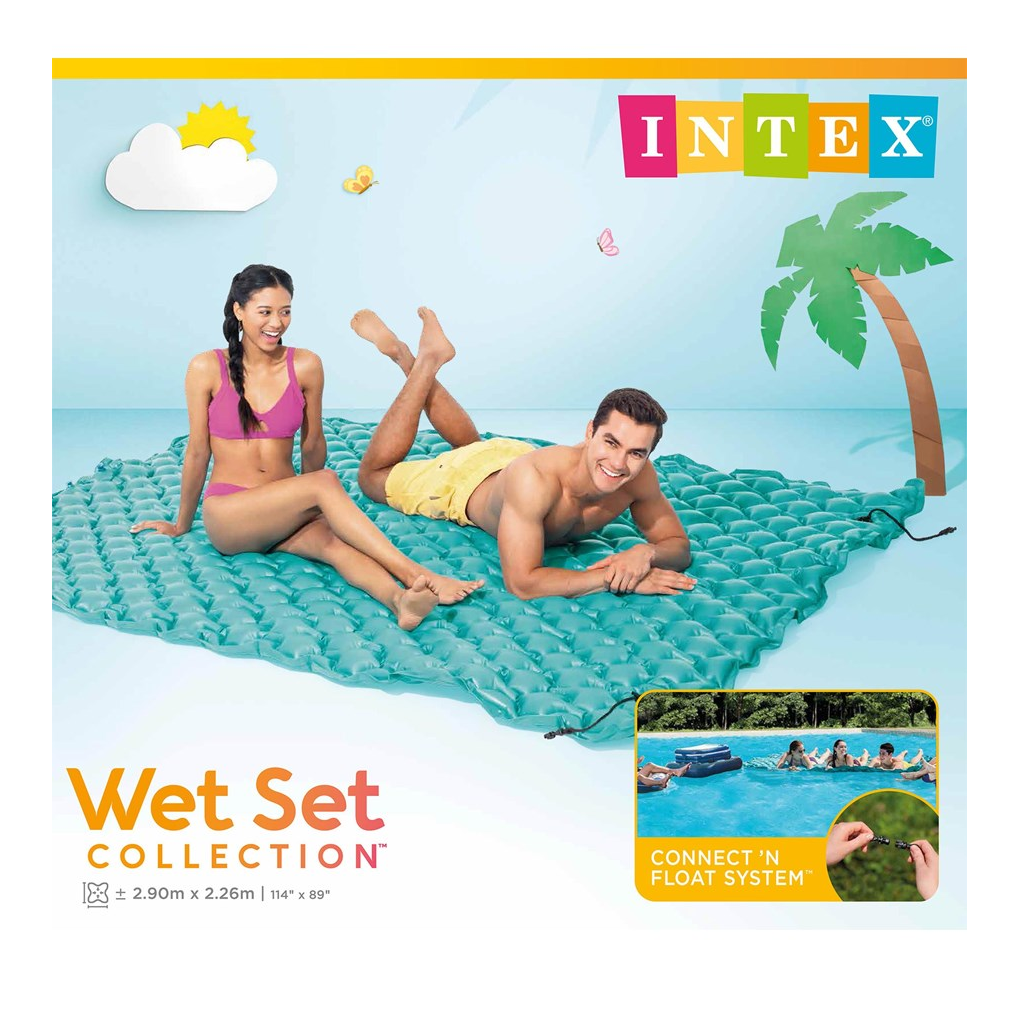 Giant Inflatable Floating Mat 114 in x 84 in
