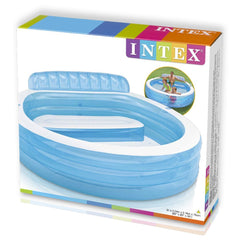 INTEX Swim Center Paradise Family Lounge Pool ( 88" L x 85" W x 30" H )