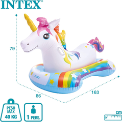 Intex Magical Unicorn Ride-On Inflatable Pool Float ( 64in x 34in )