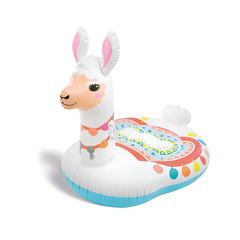 Cute Lama Ride-On Inflatable Pool Float (53in L x 37in X 44in H )