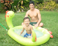 Dinosaur Spray Pool For Kids ( 47" x 43" x 26" )