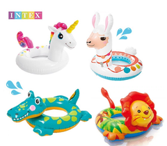 INTEX Kids Swim Tube Big Animal Monkey ( 26" x 22" ) Lion ( 28" x 26" ) Alligator ( 28" x 22" )