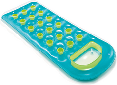 INTEX 18-Pocket Suntanner Inflatable Pool Floating Mat (74" X 28")