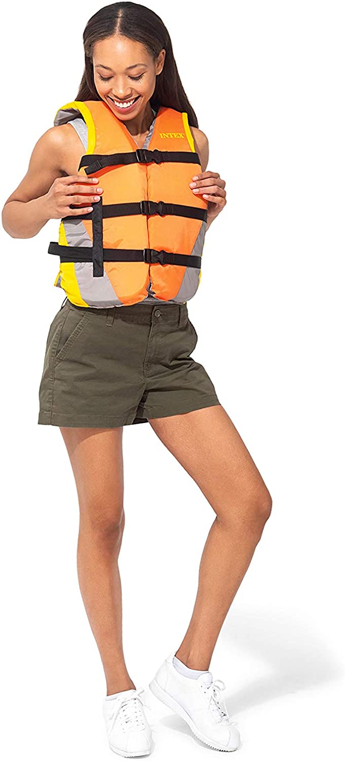 INTEX Adult Life Jacket Weighing Over 40+ (30" - 52" chest)