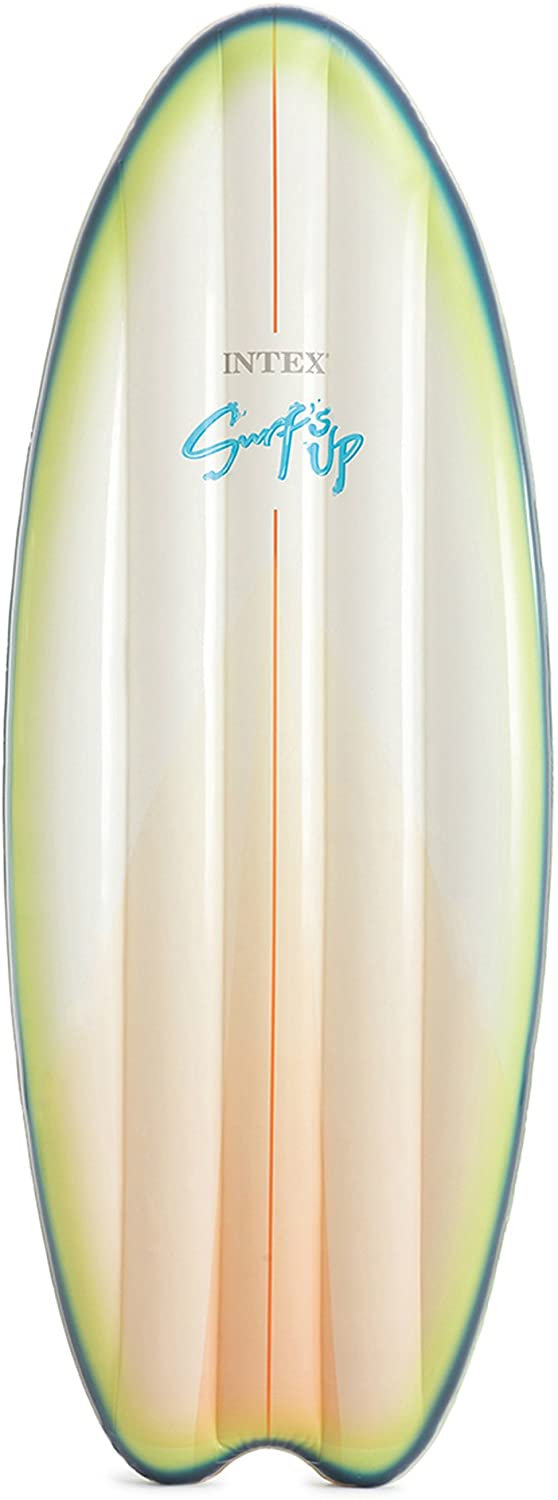 INTEX Surf's Up Inflatable Mats with Fiber-Tech Technology ( 70" x 27" )