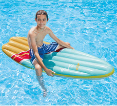 INTEX Surf's Up Inflatable Mats with Fiber-Tech Technology ( 70" x 27" )