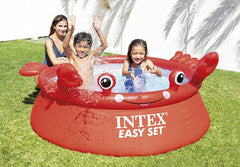 INTEX Happy Crab Easy Set Above Ground Pool 6 Feet 183 x 51 x 35.6 cm