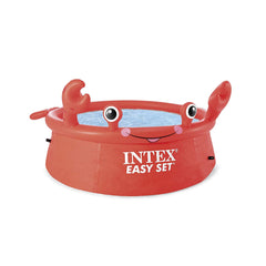 INTEX Happy Crab Easy Set Above Ground Pool 6 Feet 183 x 51 x 35.6 cm