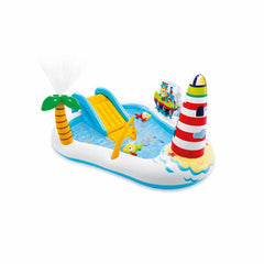 INTEX Fishing Fun Play Center Inflatable Kiddie Pool 218 x 188 x 99 cm