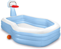 INTEX Swim Center Shootin Hoops Family Pool, for Ages 3+ 101 x 74 x 51 inches