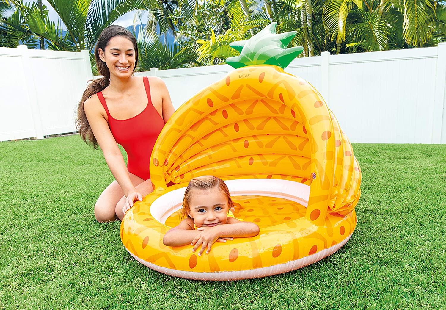 INTEX Pineapple Baby Pool 40.16 x 40.16 x 37.01 inches