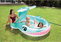 INTEX Whale Spray Pool Center 79” x 77” x 36”