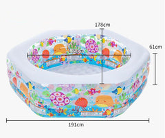 INTEX Ocean Reef Pool ( 75" L x 70" W x 24" H )