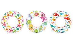 INTEX Lively Print Swim Rings 24'' ( 61cm ) Diameter