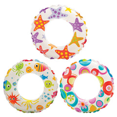 INTEX Lively Print Swim Rings 24'' ( 61cm ) Diameter