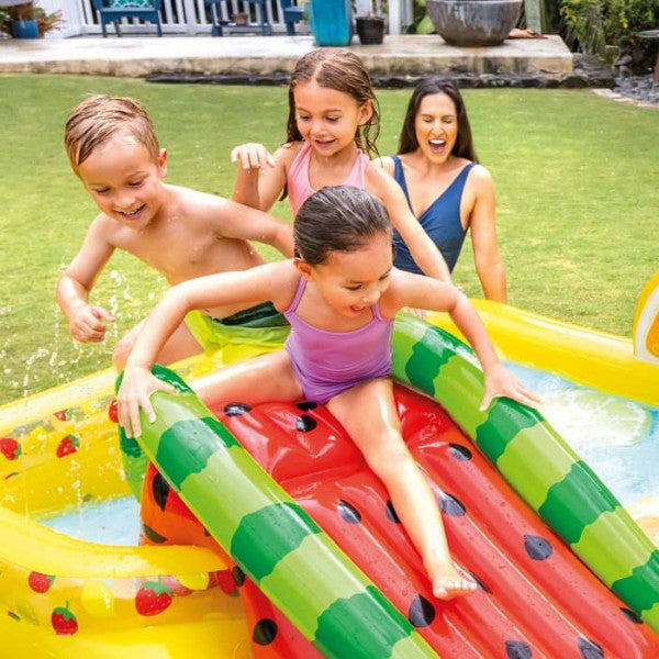 INTEX Fun fruity play center swimming pool outdoor 8ft x 6.2ft x 2.9ft
