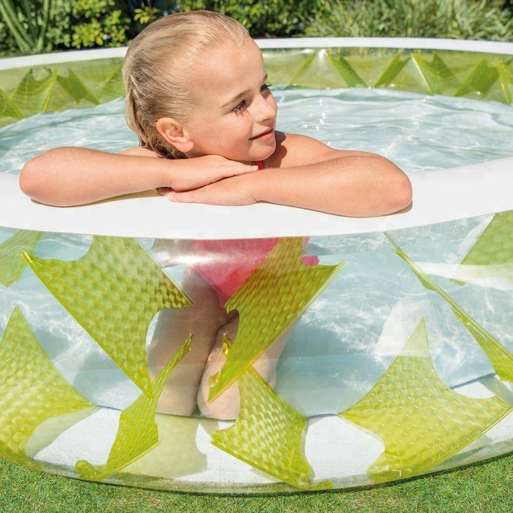 Intex Swim Center Pin Wheel Pool For Kids 90" x 22" Round
