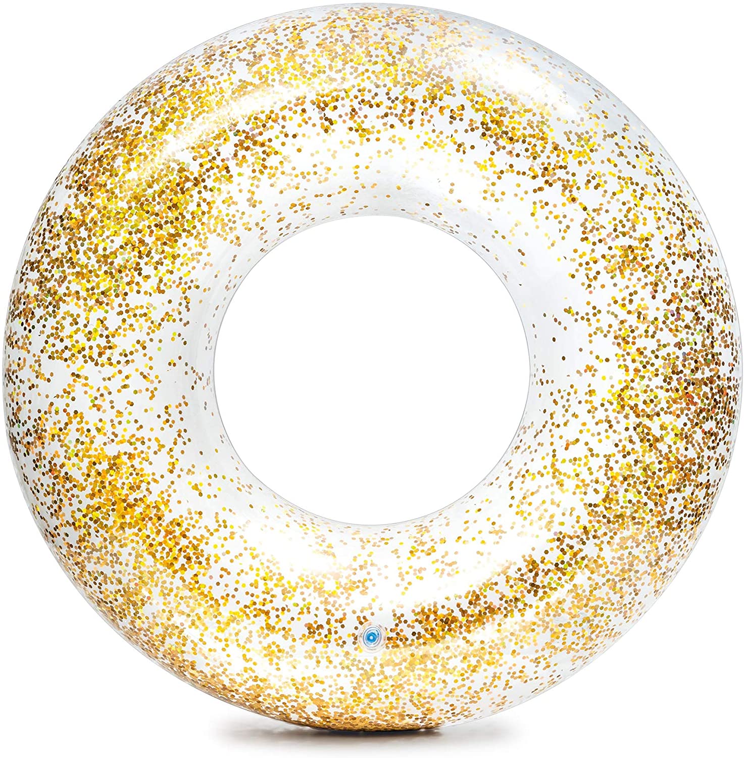 INTEX Transparent Glitter Tubes ( 46.8inch ) Inflatable Swimming Tubes Pool Swim Ring